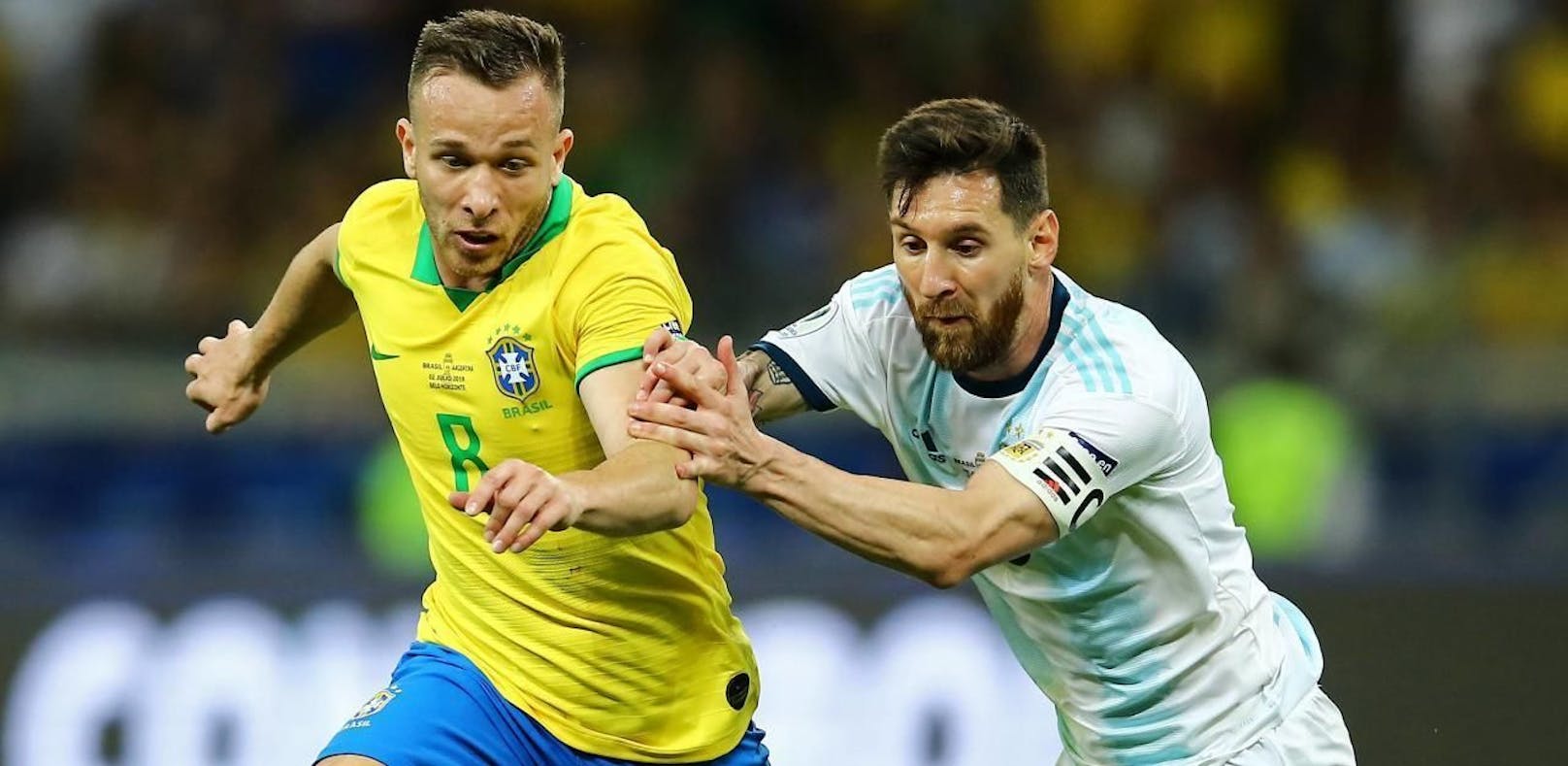 Lionel Messi und seine Argentinier scheiterten an Brasilien