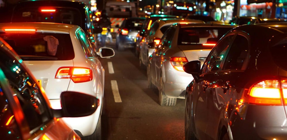 Stau auf der A2 am Montag gegen 9 Uhr morgens.