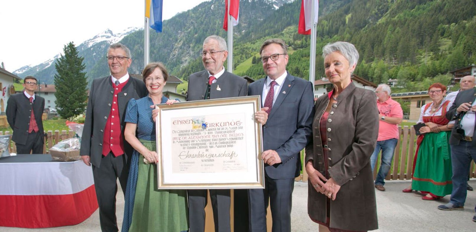 Van der Bellen erhält Ehrenbürgerschaft