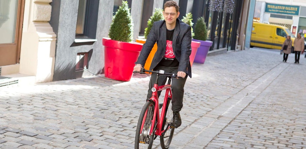 Martin Blum hat sein Fahrrad wieder. 