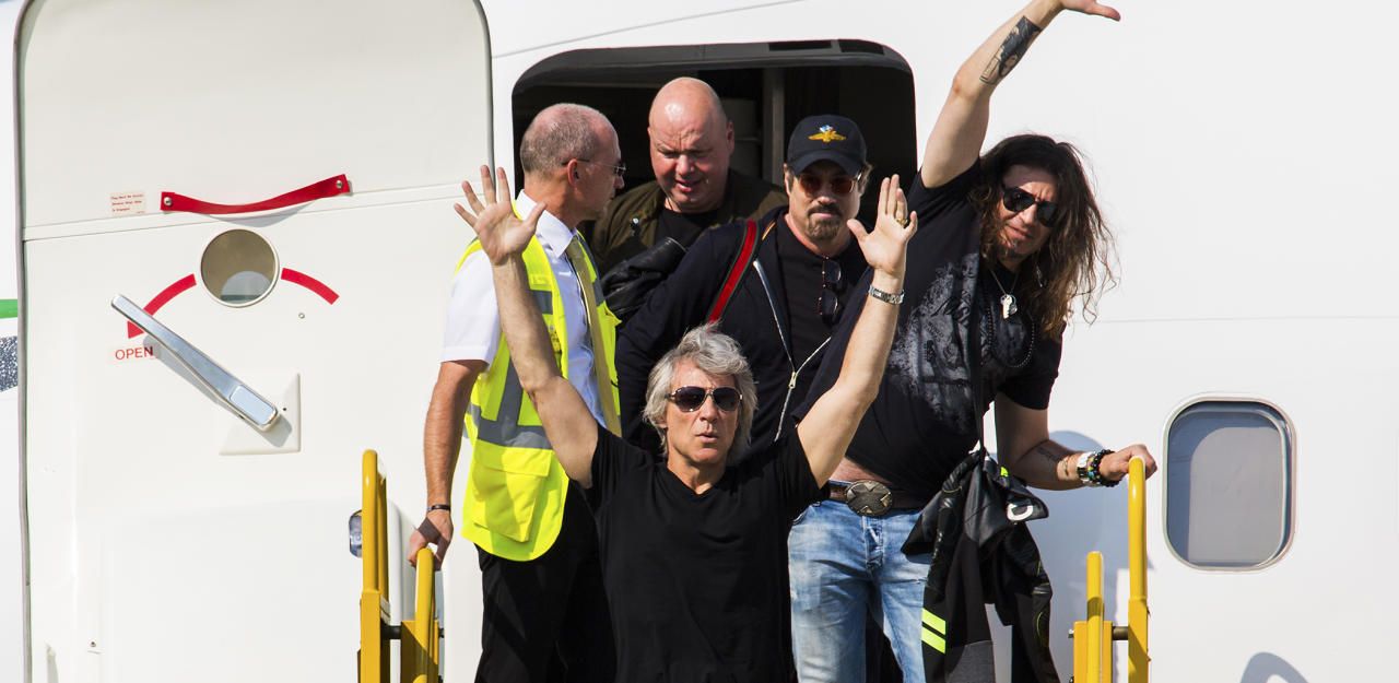 Heute.at - So sieht es aus, wenn Rockstars in Wien landen