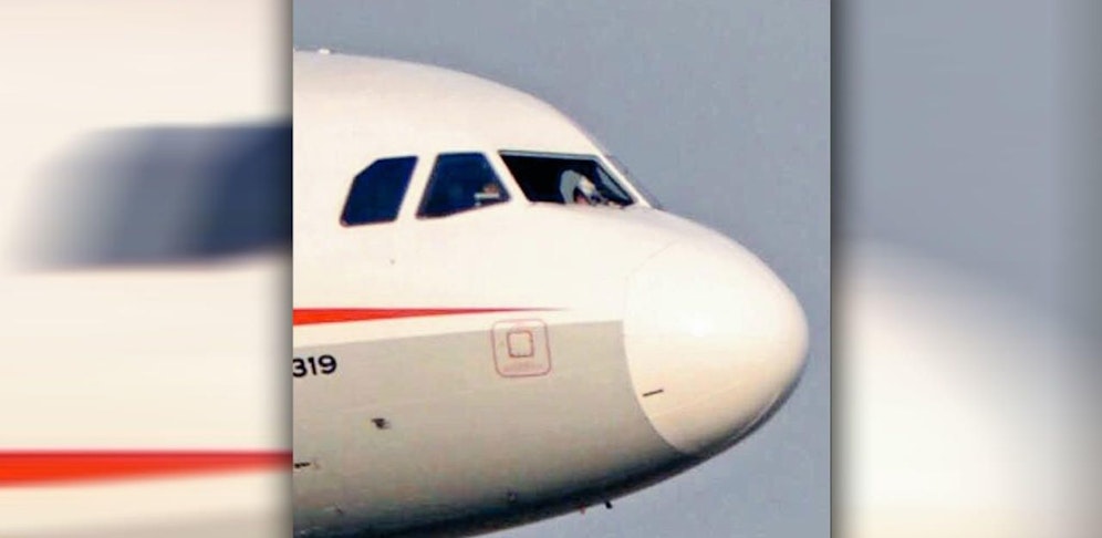 Die Scheibe fiel einfach raus.