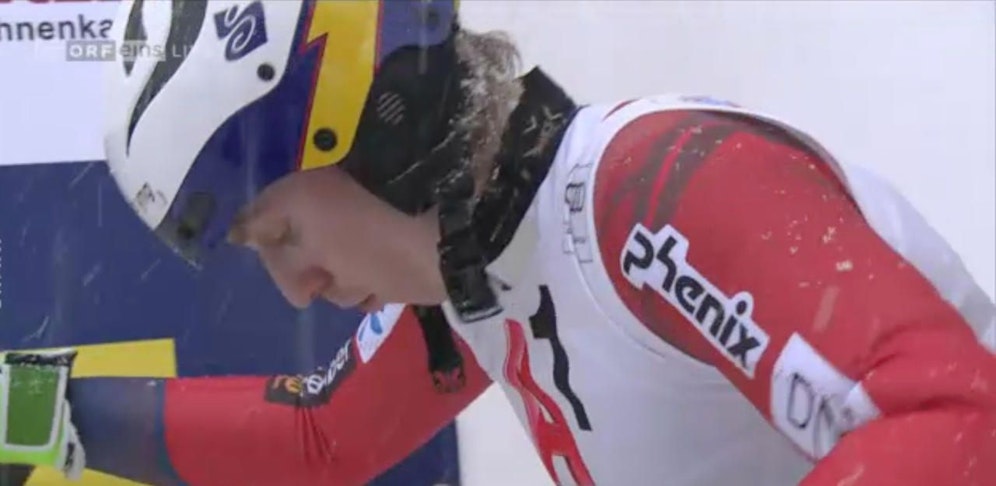 Unmittelbar vor seinem Triumph musste sich Henrik Kristoffersen noch übergeben. 