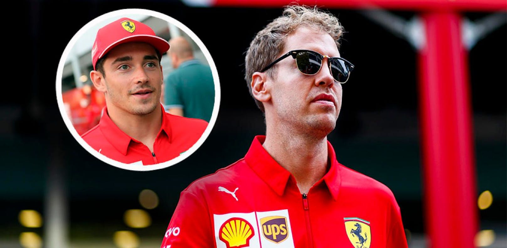 Charles Leclerc gegen Sebastian Vettel