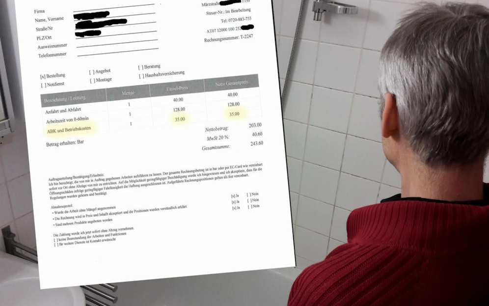 Eine mehr als fragwürdige Rechnung. 