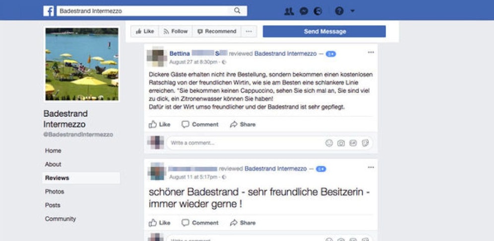 Die Wirtin hat den Besuchern die Bestellung verweigert, will sich nun entschuldigen.