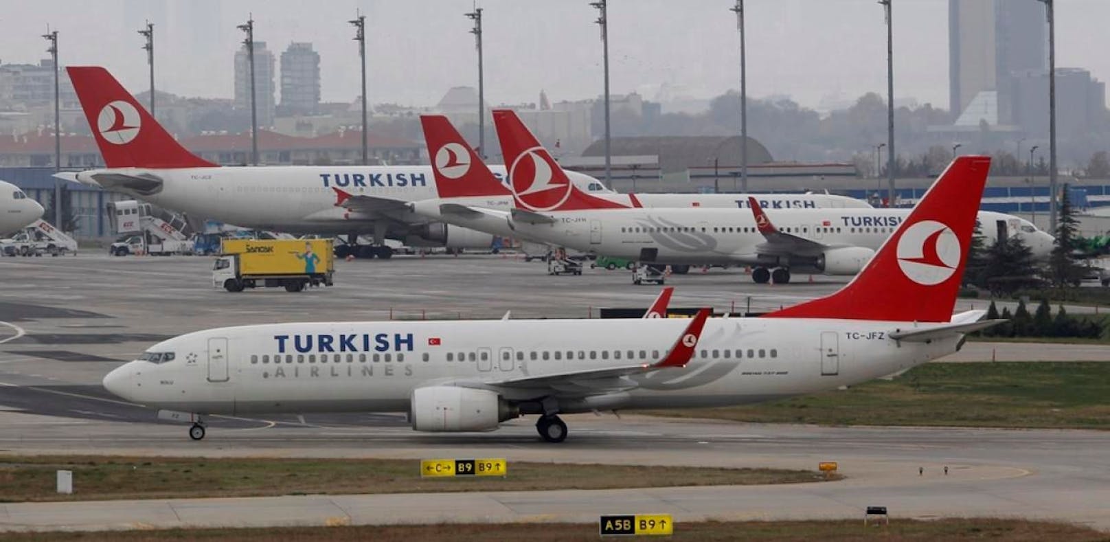 &quot;Turkish Airlines&quot; erhielt einen Drohanruf.