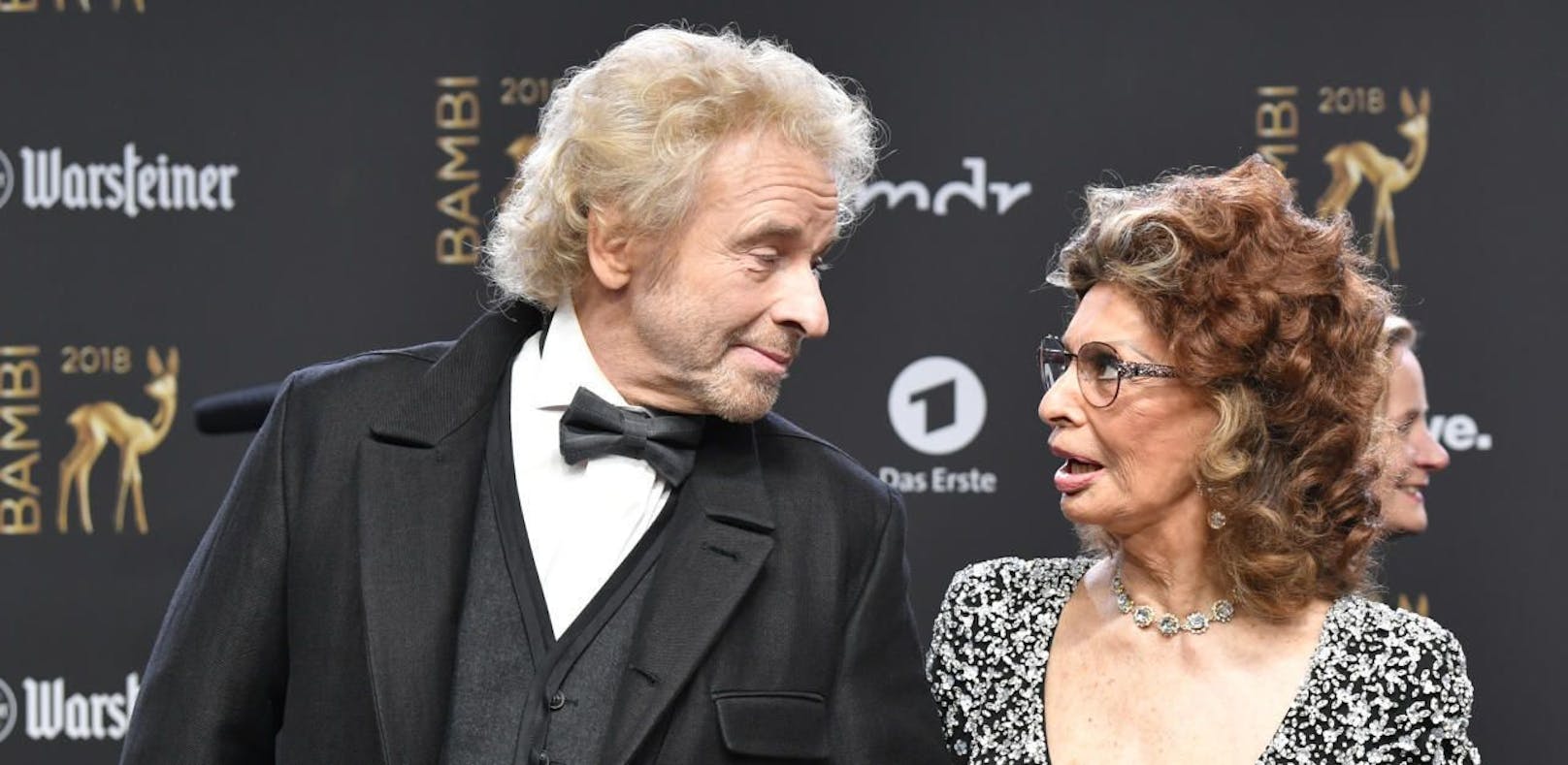 Gottschalk und Sophia Loren waren als Laudatoren eingeladen.