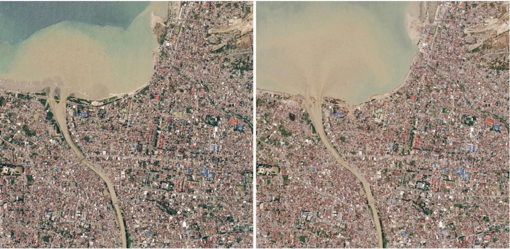 Palu wurde mit voller Wucht vom Tsunami getroffen.