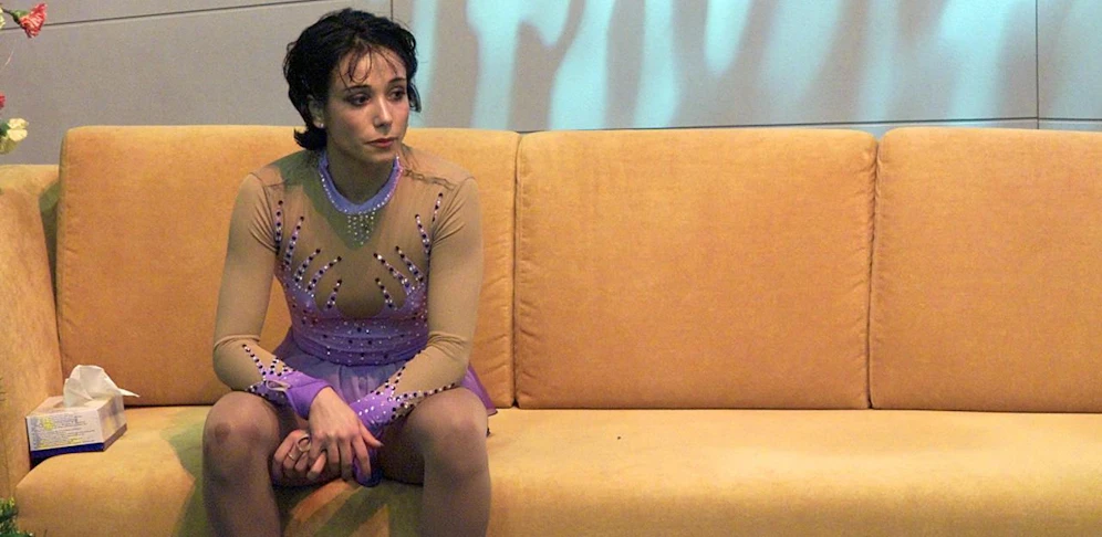 Sarah Abitbol 2001 bei der EM in Bratislava.