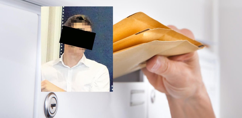 Der Angeklagte beim Prozess in Wiener Neustadt.