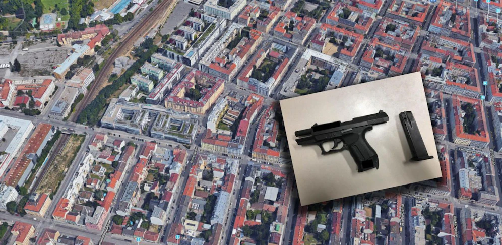 Mit dieser Waffe bedrohte ein Lenker einen 20-Jährigen.