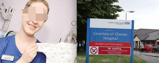 Zwischen 2015 und 2016 starben 17 Babys auf der Geburtsstation der Klinik in Chester (GB). Jetzt wurde Krankenschwester Lucy L. verhaftet. 