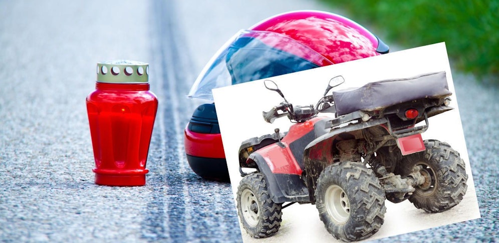 Der Quadfahrer hatte bei dem Unfall keinen Helm auf