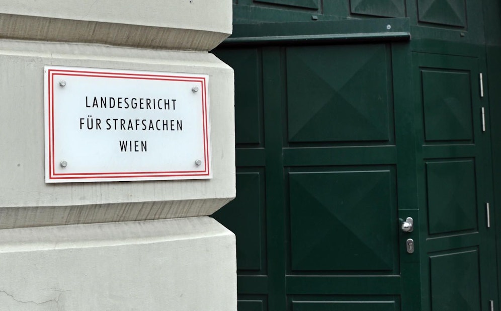 Das Landesgericht für Strafsachen in Wien von außen.