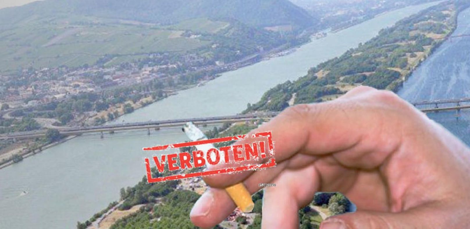 Rauchverbot auf der Donauinsel!