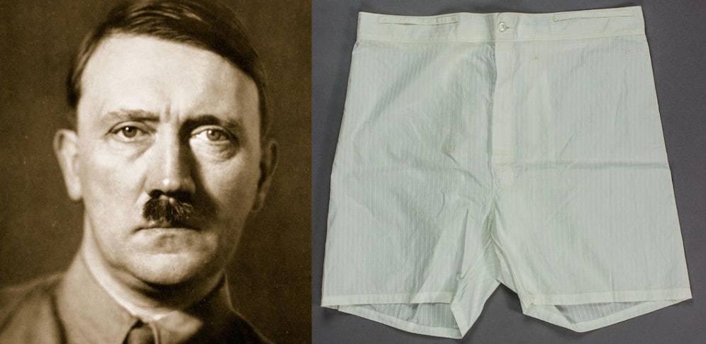 Hitlers unterhose sei "überraschend groß"