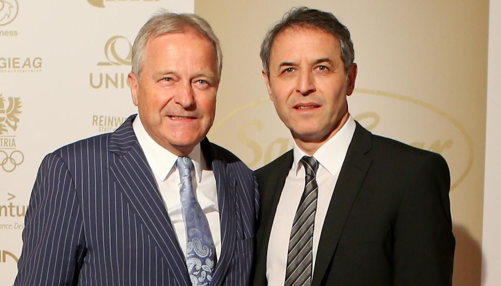 Leo Windtner (l.) und Marcel Koller