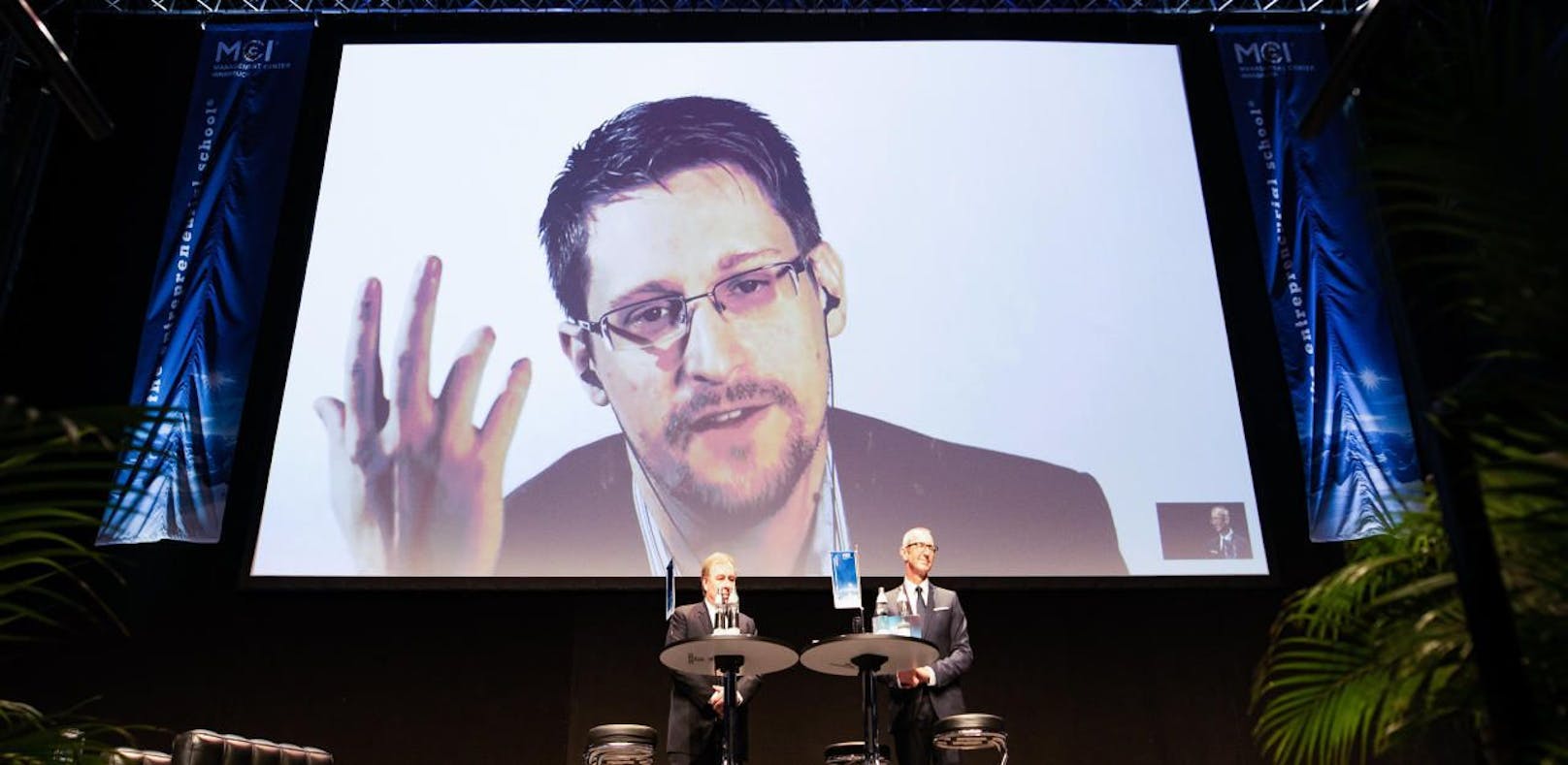 Dialog mit Edward Snowden am MCI.