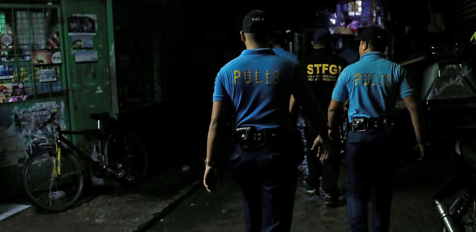 Polizeistreife auf den Philippinen (Symbolbild)
