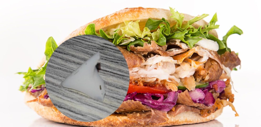 Diese "knackige" Beilage fand Suzan S. in ihrem Döner. 