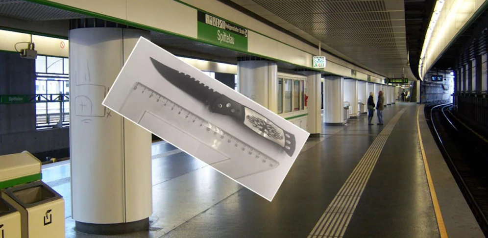 Raubversuch mit Messer in der Spittelau.
