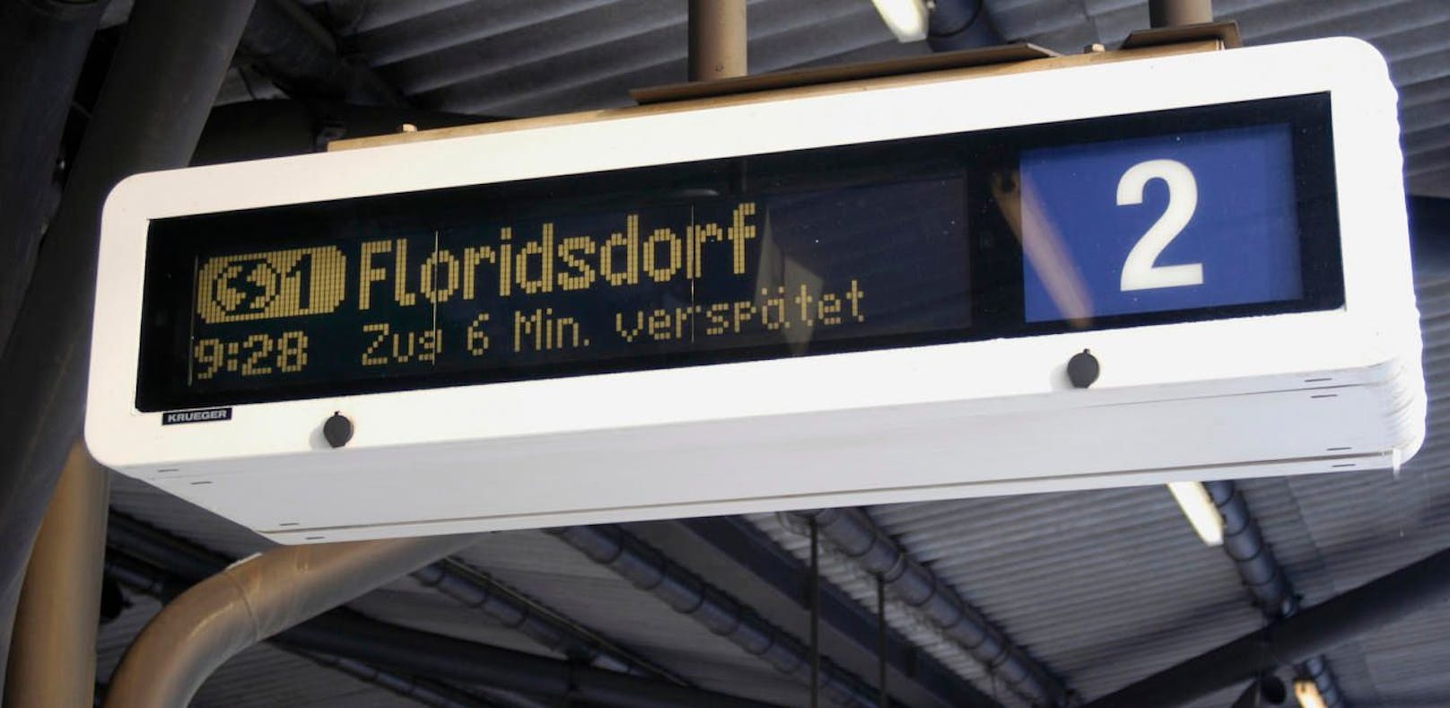 Der Vorfall geschah beim Bahnhof Floridsdorf.