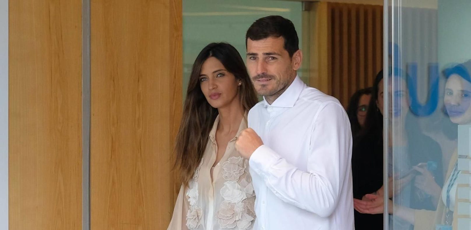 Iker Casillas mit Ehefrau Sara Carbonero.