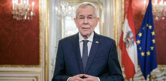 Alexander Van der Bellen bei seiner traditionellen Neujahrsansprache