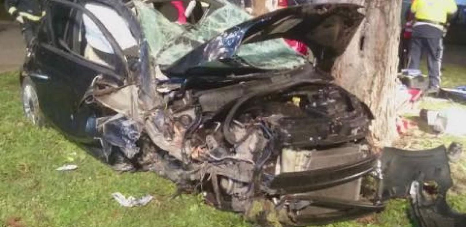 Pkw-Lenker stirbt bei fatalem Crash in Himberg