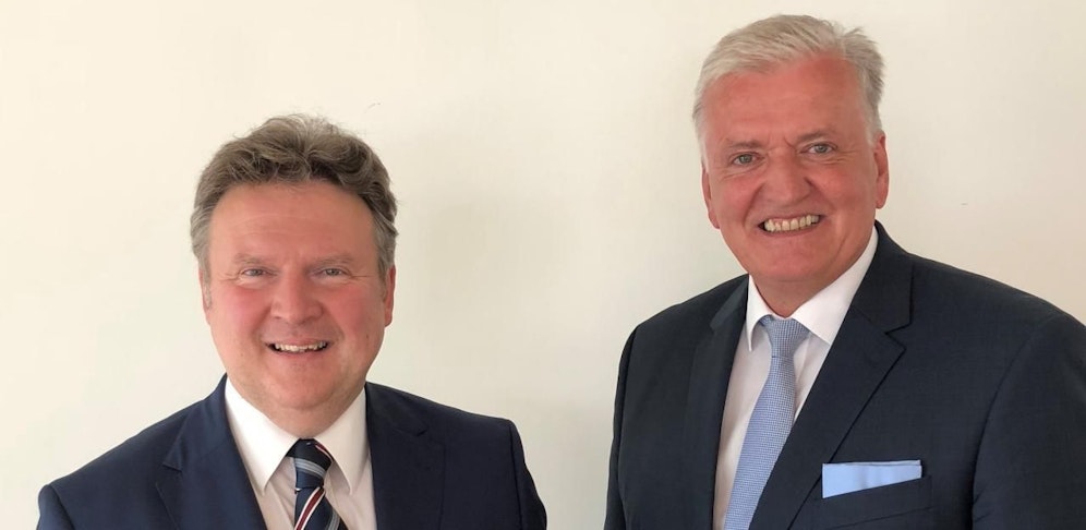 Die SPÖ-Spitzen von Wien und NÖ, Michael Ludwig (li.) und Franz Schnabl (re.).