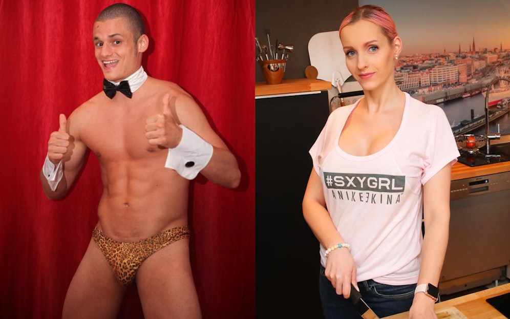 Animalisch: Stripper Alexander. Und Anike Ekina dreht nun ihre Kochshow. 