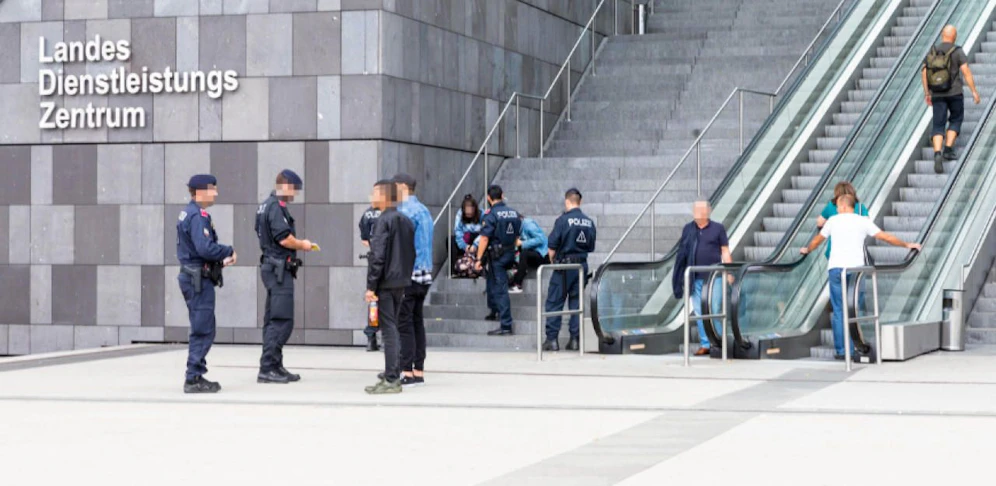 Bei einer Polizeikontrolle machte das Mädchen auf sich aufmerksam.