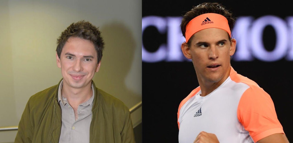 Sänger Julian le Play und Tennis-Ass Dominik Thiem