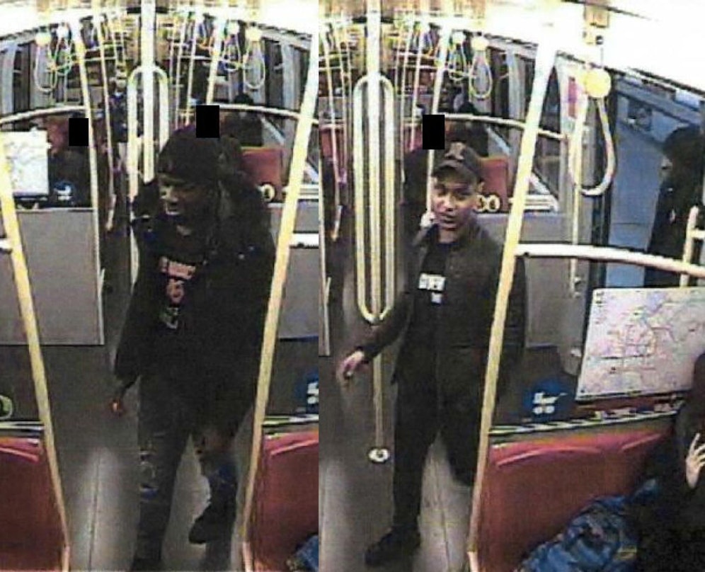 Diese zwei Männer stehen unter Verdacht, die gesuchten Schläger zu sein. 