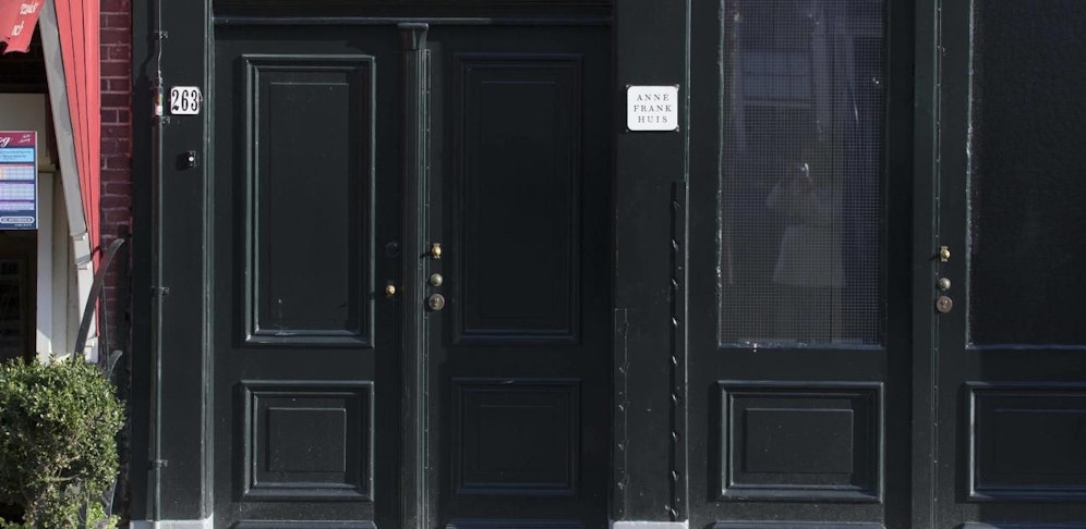Der Eingang zum Anne-Frank-Haus in Amsterdam.