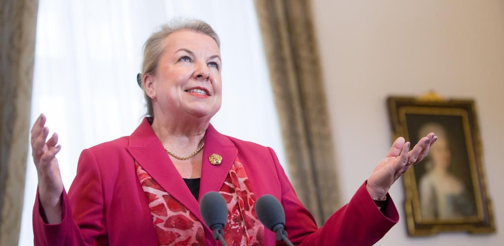 Gesundheitsministerin Beate Hartinger-Klein (FPÖ) musste sich auch heute wieder schwere Kritik aus dem Lager der Opposition anhören.