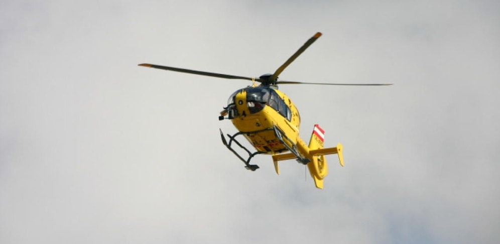 Der Notarzthubschrauber war für den 64-Jährigen im Einsatz.