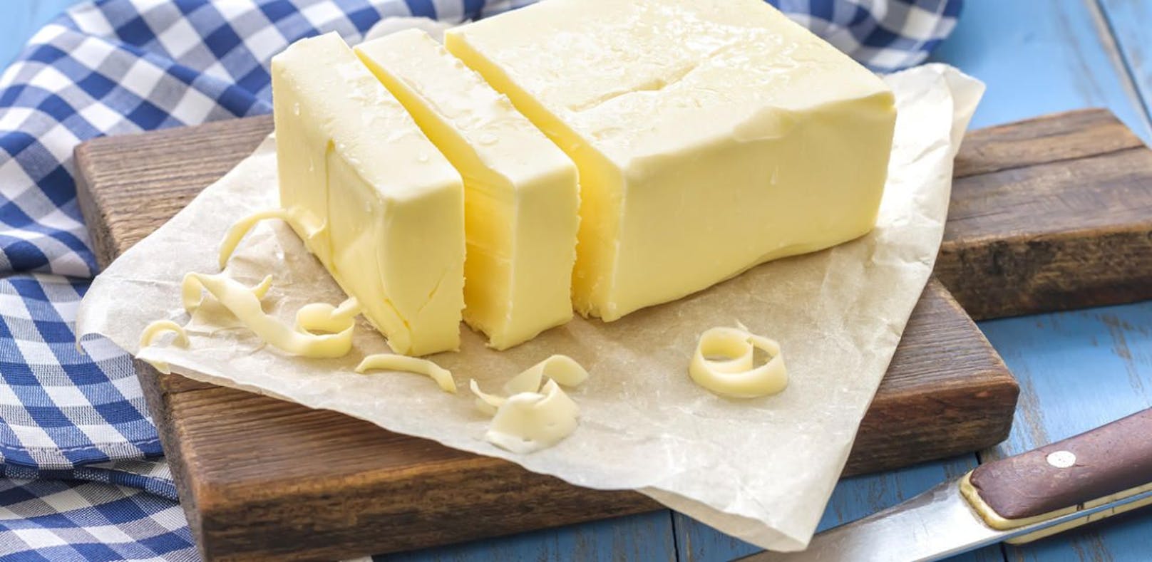 Des Österreichers liebster Brotaufstrich: die gute alte Butter.