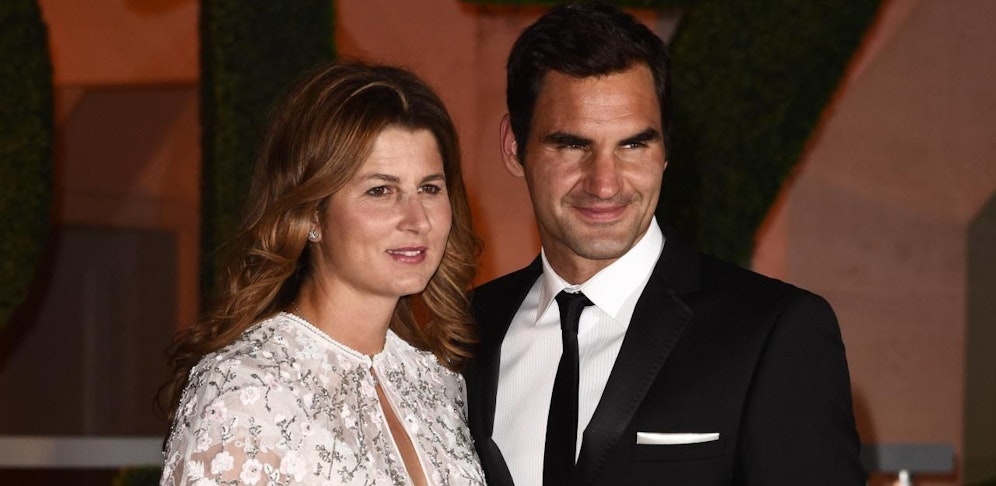 Mirka und Roger Federer