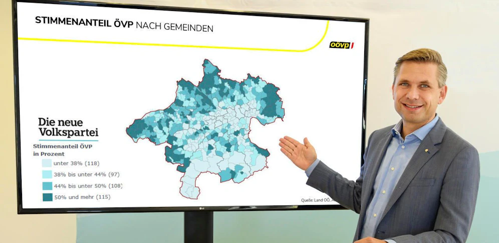 Parteimanager Wolfgang Hattmannsdorfer ist natürlich mit dem Wahlergebnis sehr zufrieden.