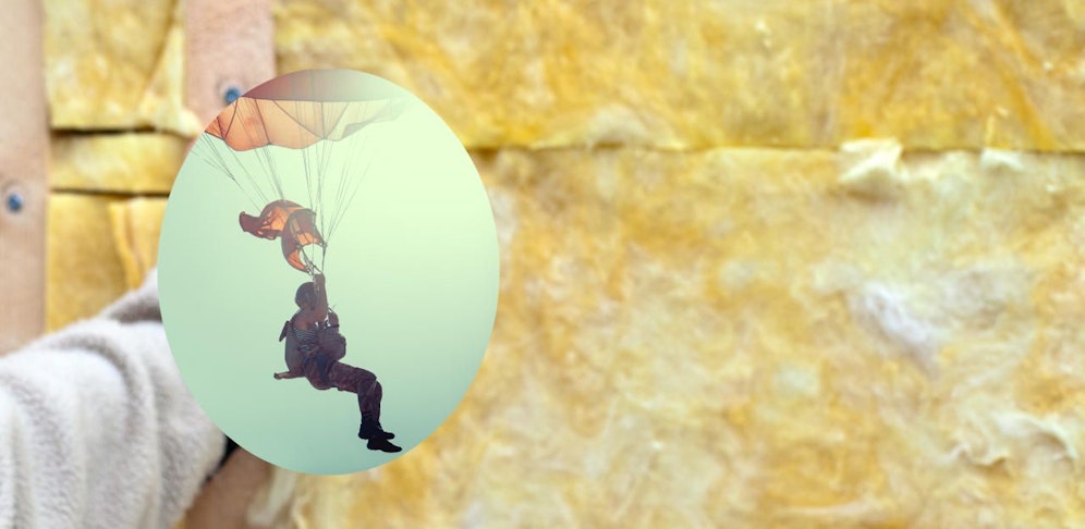 Die Dämmung federte den Sturz ab.