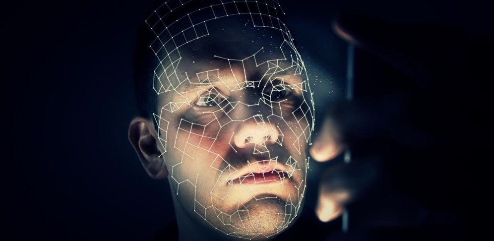 Die Gesichtszüge werden analysiert und gespeichert.