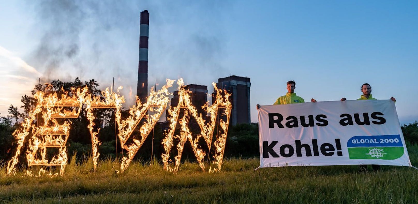 Global 2000-Appell an EVN: Kohleverbrennung in Dürnrohr beenden.