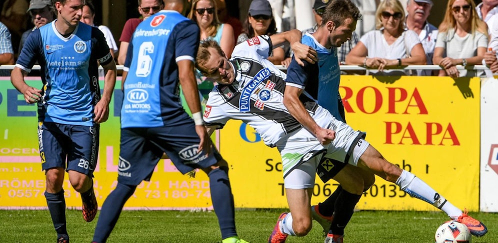 Sturm musste lange kämpfen, ehe das erlösende 1:0 fiel. 