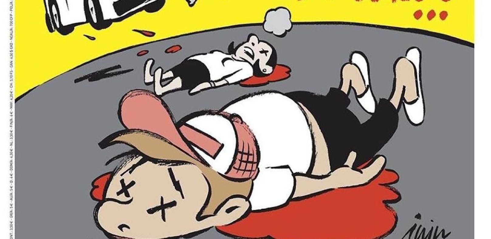 Charlie Hebdo provoziert mit brutalem Cover