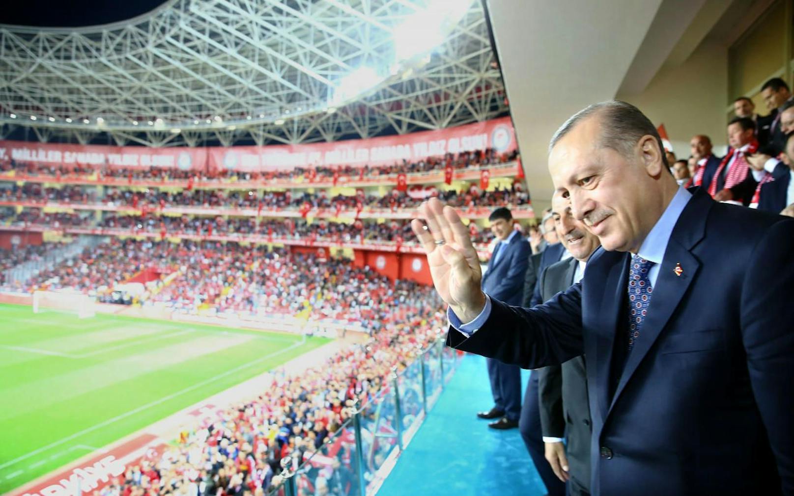 Recep Tayyip Erdogan in der Ankara Arena
