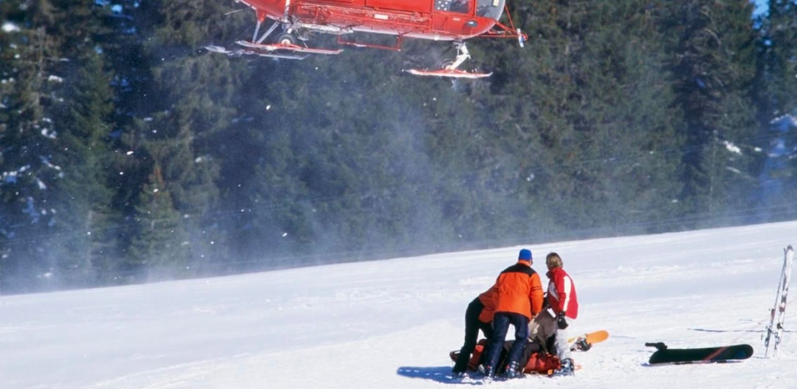 Symbolbild einer Helikopter-Rettung.