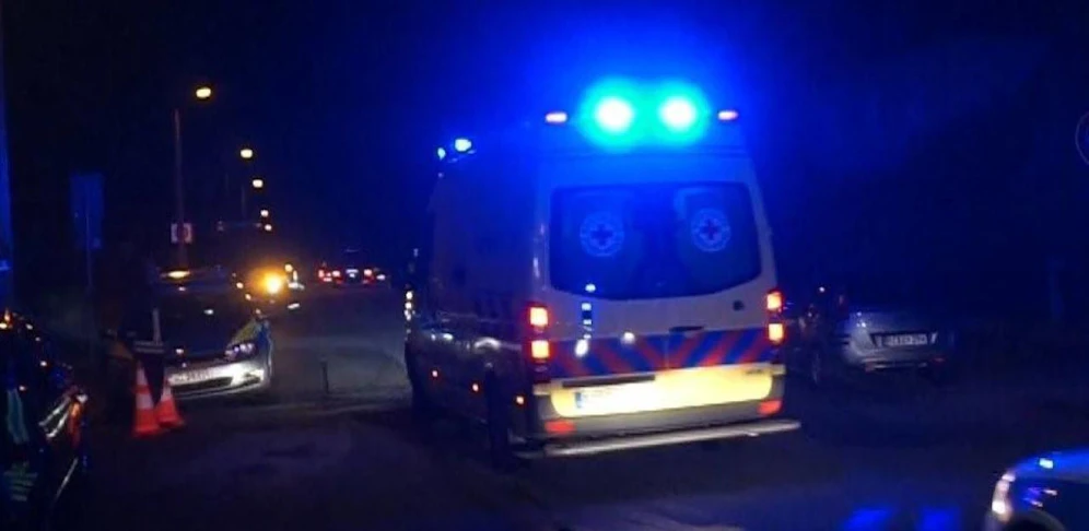 Der Mann wurde in ein Krankenhaus gebracht 