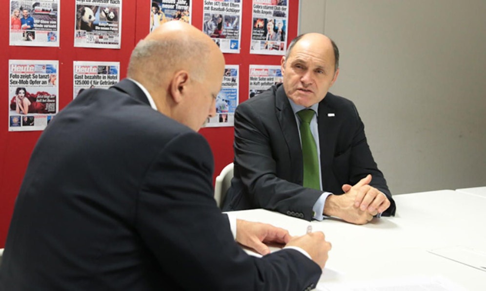 Innenminister Wolfgang Sobotka im Interview mit Christian Nusser ("Heute")